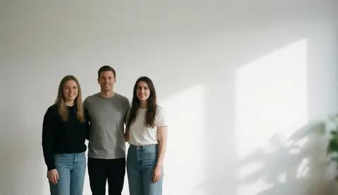 Un fond mural blanc uni présentant des ombres subtiles et diffuses, idéal pour superposer du texte ou des éléments graphiques dans un contexte professionnel.