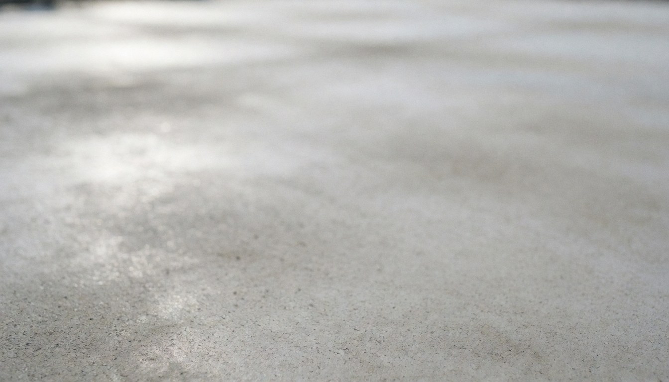 Fond de béton gris avec texture douce et lumière naturelle, idéal pour les textes des installateurs de courts de tennis.