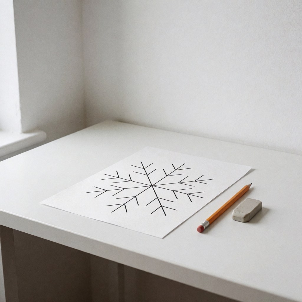 Modèle d'écriture sur papier texturé posé sur un bureau blanc, accompagné d'un crayon et d'une gomme, idéal pour une école d'écriture.